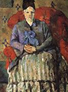 Paul Cezanne Mrs Cezanne oil on canvas